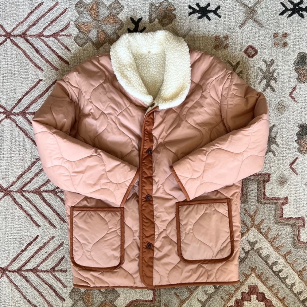 Levi’s Reversible Sherpa Lined Puffer Jacket Size M